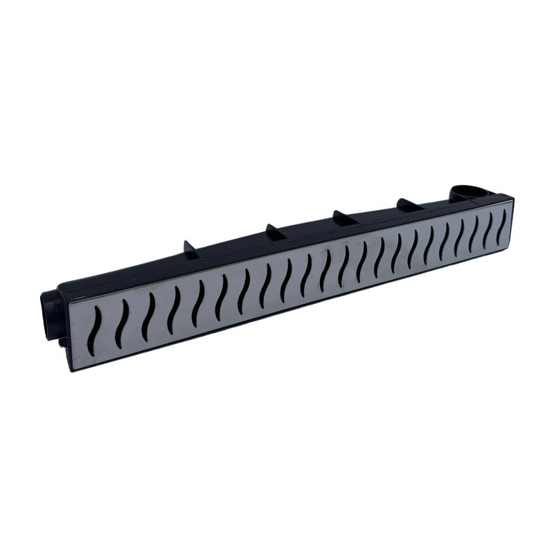 Ralo Linear Modular Vazado Inox - Preto