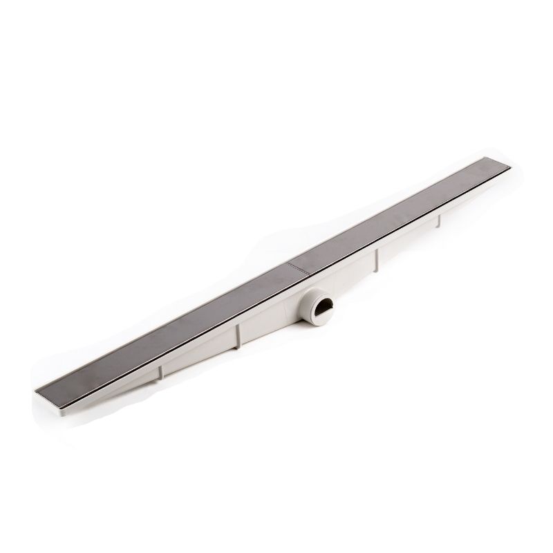 Ralo Linear com Grelha Inox 5 x 70 - Branco